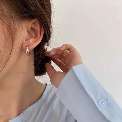 Premium French Circle Earrings Women'S Style Earrings Personality Elite Circle Earrings Circle Earrings Women'S