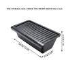For New Version Of Tesla Model Y Under Seat Storage Box Waterproof Storage Tray Washable Bin Under Seat Tray Vehicle Accessories