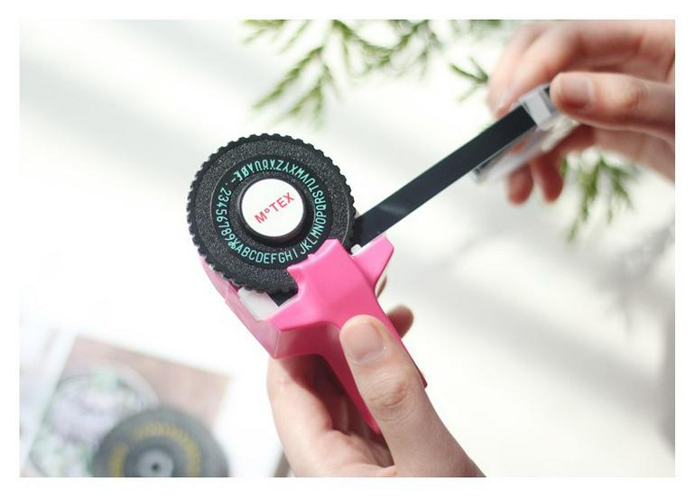 Mini Manual Embossed Label Printer - Korean Motex Style