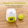 2Pcs Durable Dog Ball Rolling Machine Elastic Tennis Ball Interactive Pet Toy  Pet Exercise