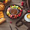 Chocolate Fondue Elegant Set Home And Electric Fondue House Set Melting Experience Or Parties Electric Set Minutes Kit