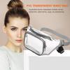PVC Fanny Packs Mini Fashion Unisex Messenger Bag Clear Waterproof Jelly Storage Bags for Running Outdoor Fitness Travel