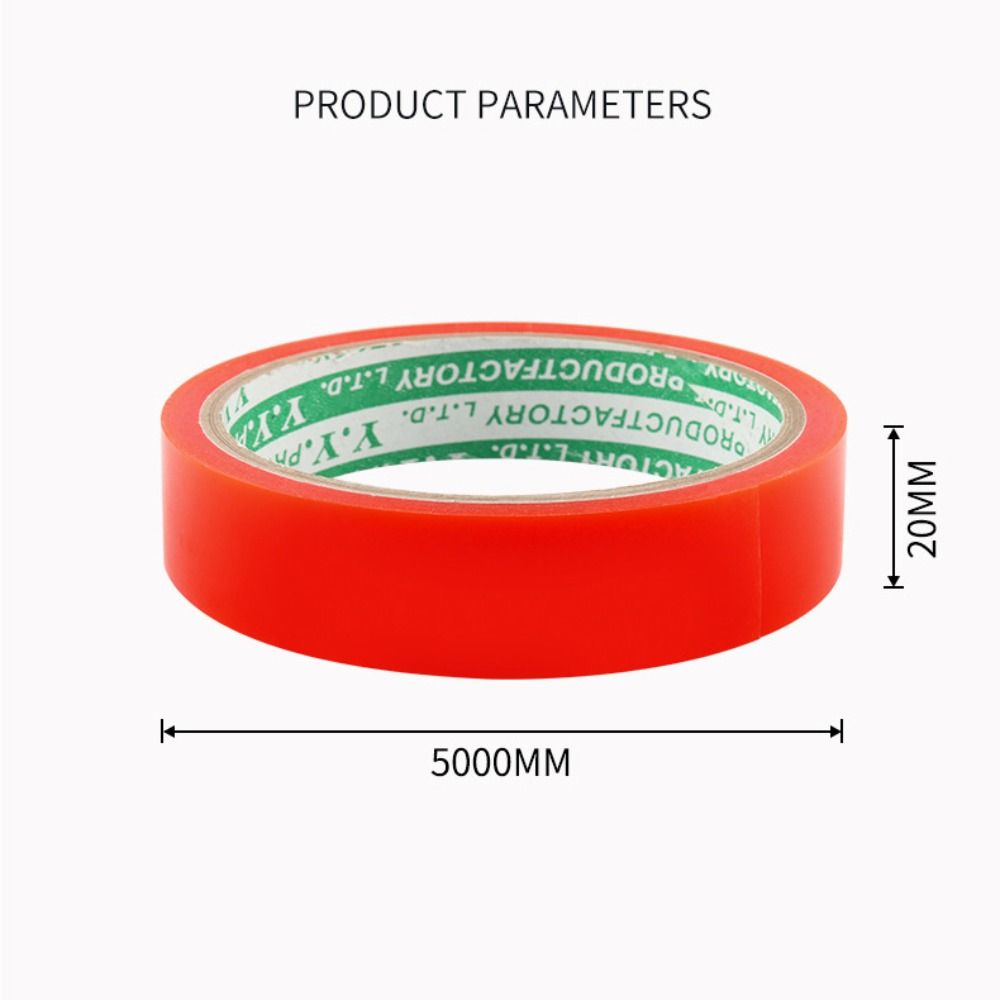 Red Tubular Rim Tapes 5m Bicycle Repair Tools New Tube Tire Double-sided Adhesive Tape