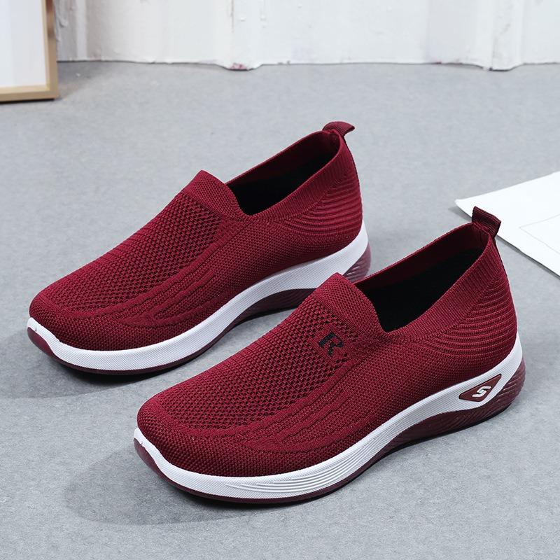 ****** ******* Cloth Shoes Women's S**t Sole One-pedal Walking Shoes Old Casual Shoes