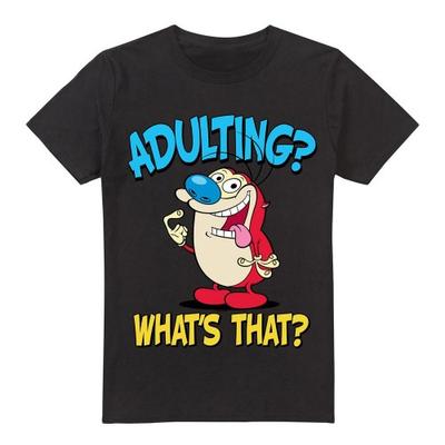 Ren & Stimpy Herre Voksen 2 T-skjorte