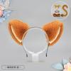 Bandeau Oreilles de Chat Lolita Peluche Fait Main Pince à Cheveux Renard Accessoire Animal Kawaii Femmes Filles