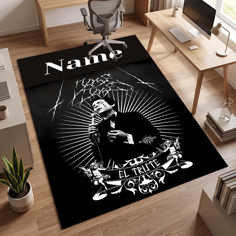 José José (1) Personalized Name Office Carpet Stylish Decor for Living Room Bedroom Kitchen