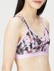 Adidas Yoga Essentials Studio Light Support Sports Bra with Bliss Lilac Sizes Women's All-Over Print, TG117, (HL6115), M-B (AA-B Cup)