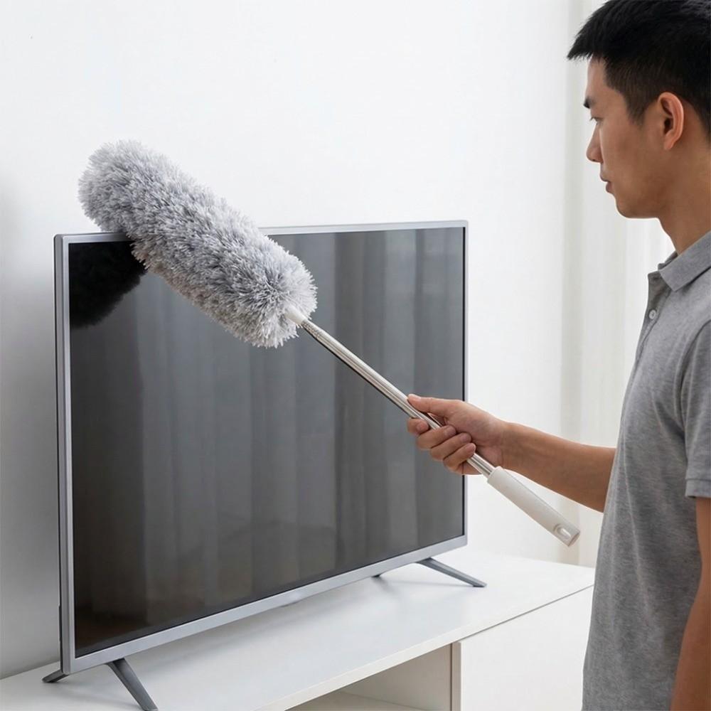 Durable Extendable Duster Washable Fiber Dust Brush Bendable Static Adsorption Cleaning Duster Ceiling Clean