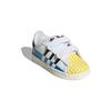 adidas Originals SUPERSTAR CF Breathable Low Top Toddler Shoes White Blue Infant And Toddler IF2913