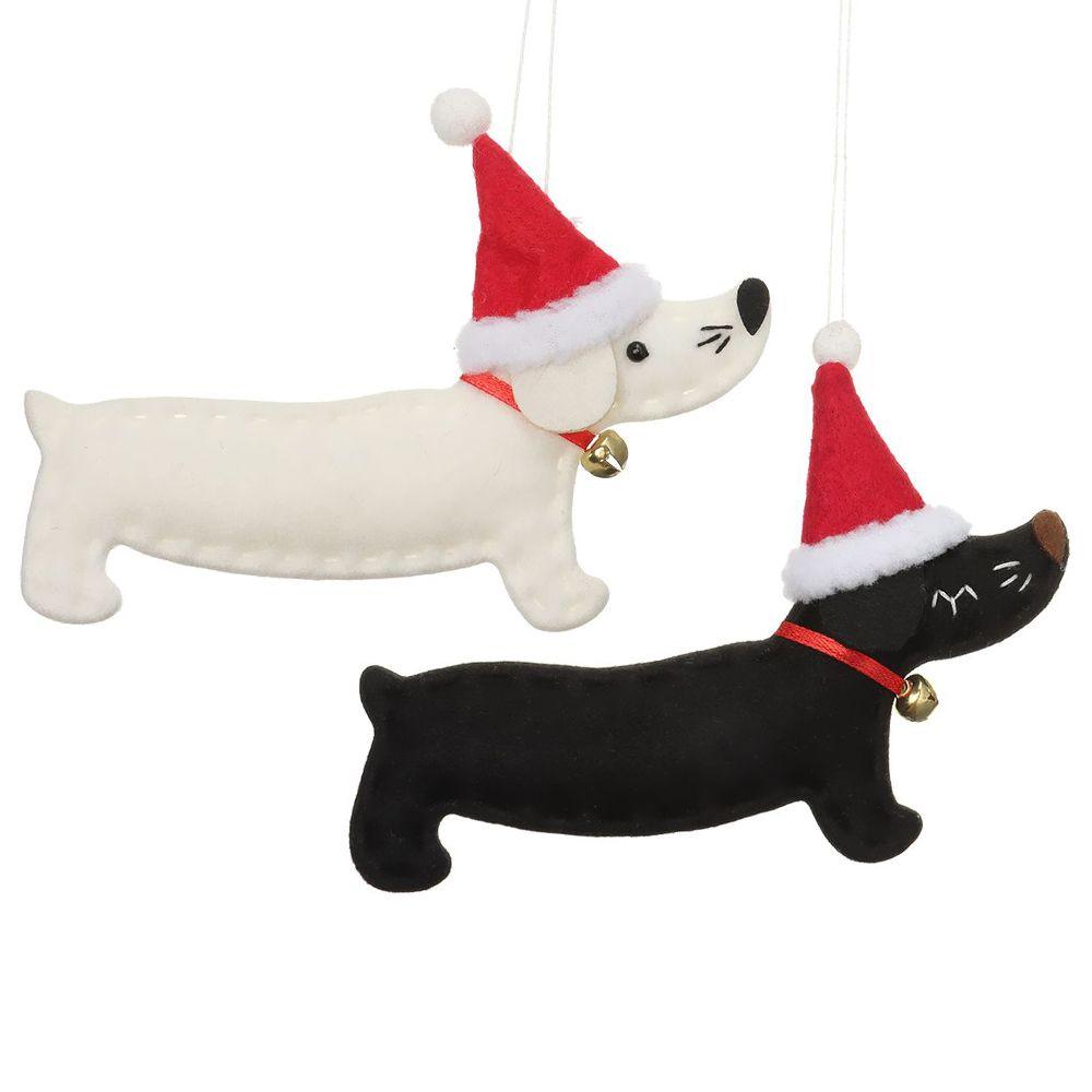 

Подвесные украшения, украшение для дома, рождественские подвесные украшения, такса, собака, аксессуары для рождественской елки