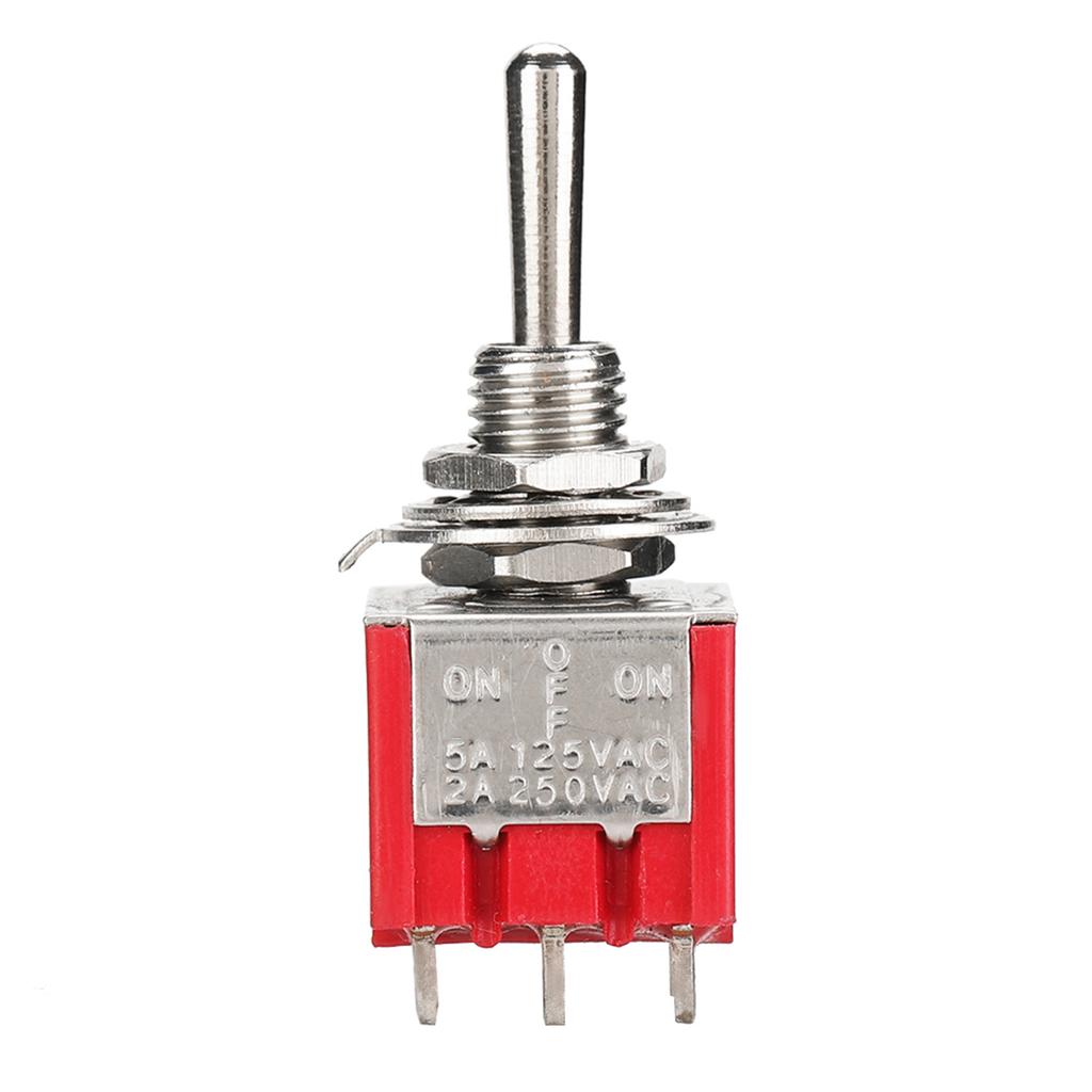 5PCS MTS 303 MiniToggle Switch 3PDT 9 Pin3 Position On OFF On