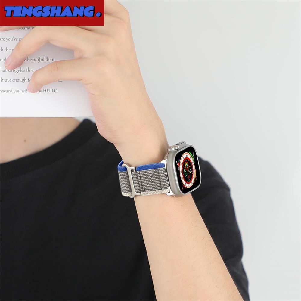 Opaska z pętlą szlakową do zegarka Apple seria Ultra 8 7 6 5 4 3 pasek do zegarka se bransoletka z paskiem pasek iWatch 44/45/40/49/41/38/42 mm