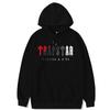 Completo Felpa con Cappuccio e Pantaloni Trapstar Stampati - Oversize Streetwear Cotone Pile Tuta Sportiva Gioventù