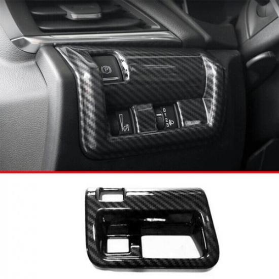 For Cadillac CT5 -2024 Carbon Fiber Headlight Switch Button frame Cover Trim