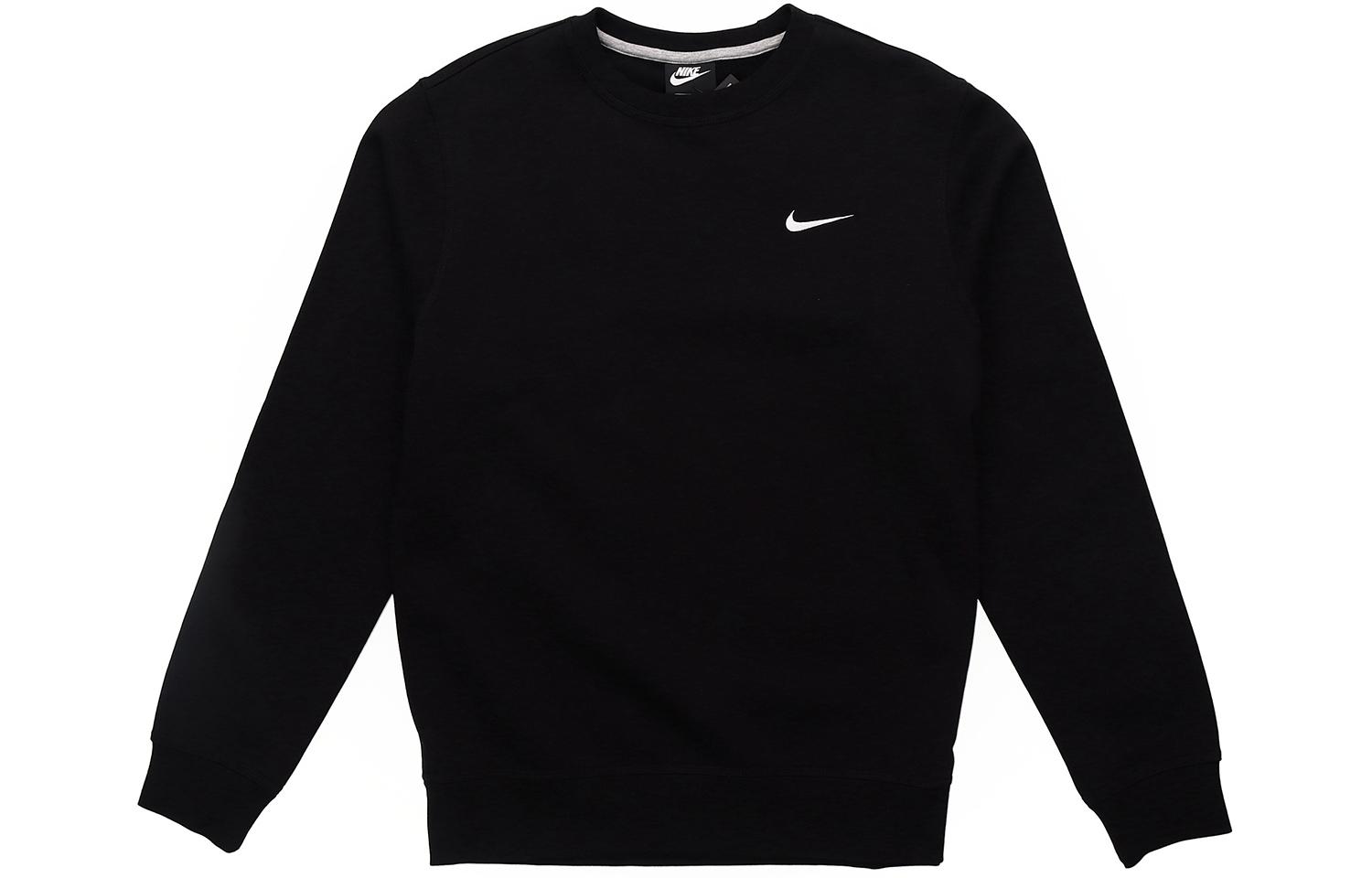 

Nike Sweatshirts Men s Black Crew Neck Moderate Regular 916609-010 S