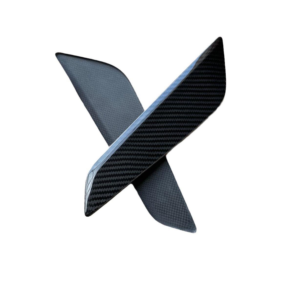 BMW 5 Series (G30/G38) Carbon Fiber Fender Trim - Dry Carbon Side Vents & Modified Side Gills