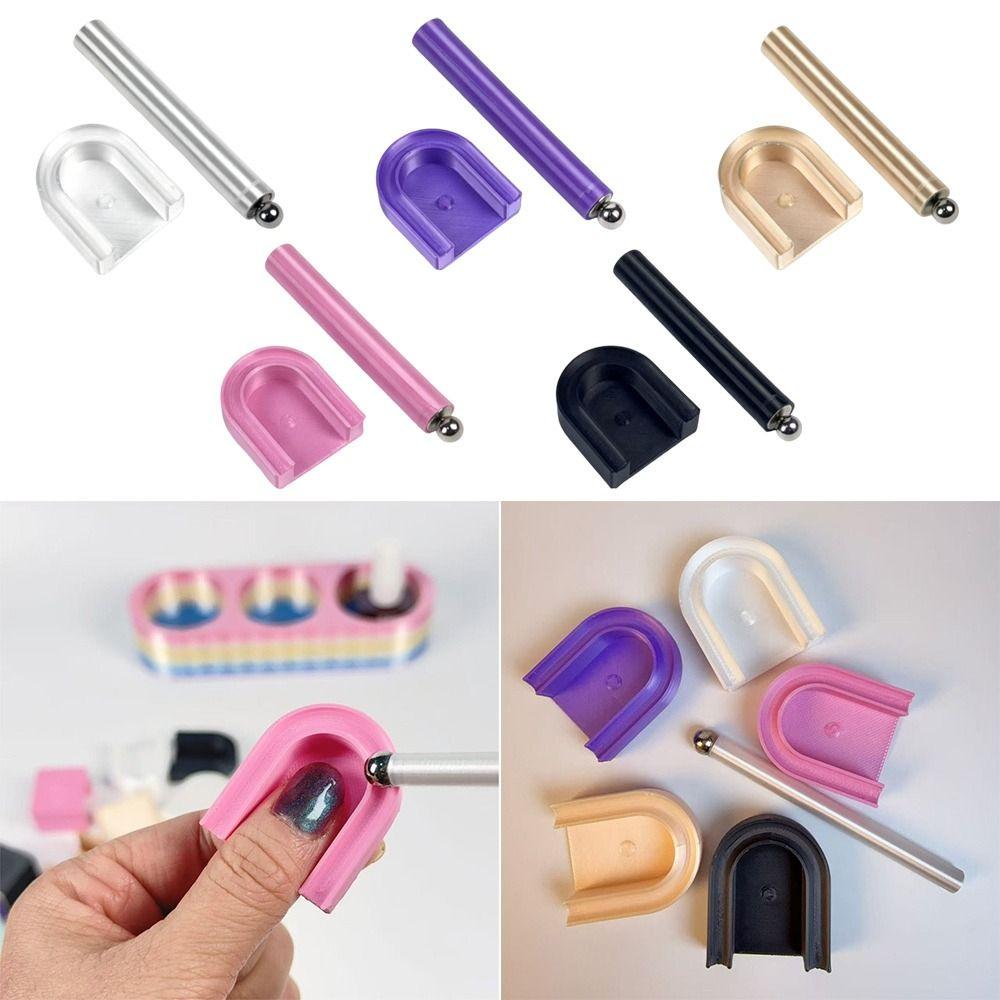 Glass Bead Suction Nail Magnet Tool Cat Eye Effect Nail Art Tool Professional Nail Art