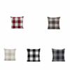 Cushion Cover ple Grid Checks Pattern Office Home Sofa Car Throw Pillow Case