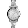 TIMEX TW2V69600 Unisex Stretch Bangle Watch, Silver [Parallel Import]