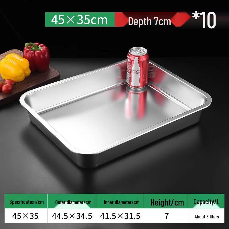 Commercial Stainless Steel Food Pan