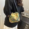 Sanitary Napkin Bag Ethnic Style Crossbody Bag Cloth Hanfu Drawstrings Bag Flower Handbags  Party