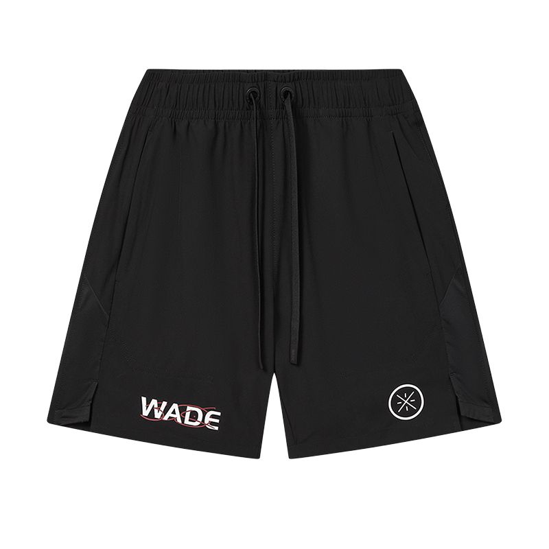 Li-Ning Wade Series Letter Minimalist Versatile Lace-Up Sports Shorts Men shorts AKSW063-2 S