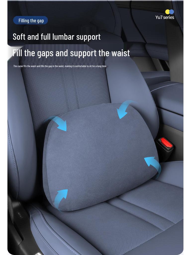 Xiaomi YU7 Magnetic Headrest with Lumbar Support, Hidden Neck Protector, Seat Pillow, Cushion, Car Interior Accessories