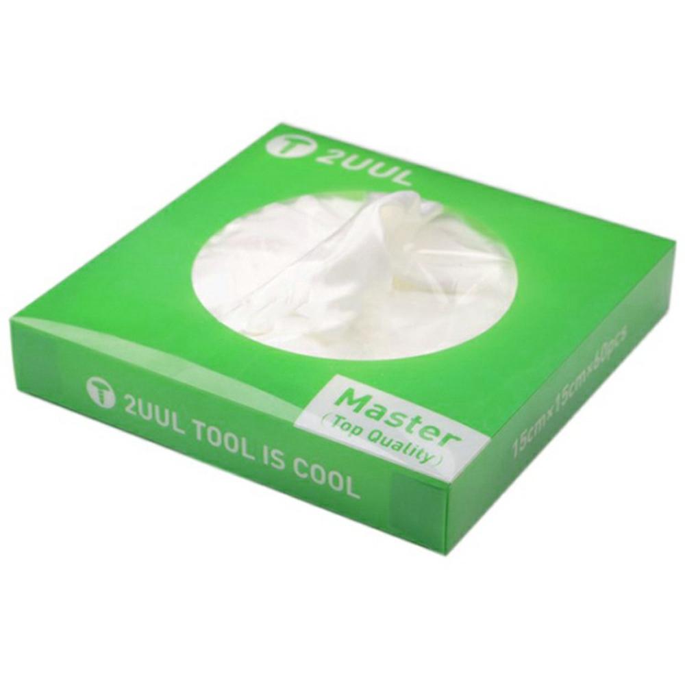 

2UUL CL02 60Pcs 15cmx15cm Microfiber Cleaning Wiper Cloth for LCD Screen Dust Removal Type A