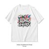 ADHS Stolz Neurodivergente Stärkung Klassisches T-Shirt Frau Mann Lässig Baumwolle Grafik-T-Shirts Kreative Streetwear Camisetas