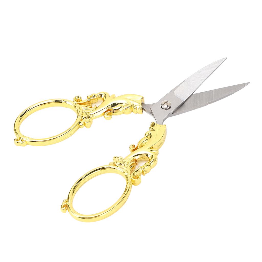Embroidery Scissors Retro Stainless Steel Multifunctional Portable Scissors Shear Sewing Supplies