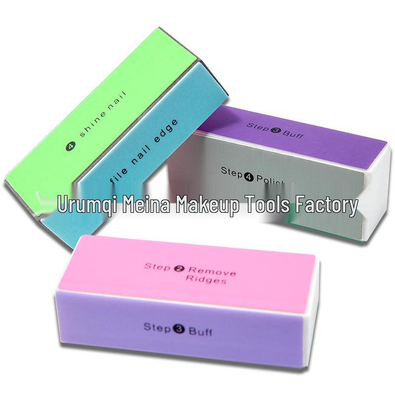 Four-Sided Nail Buffing Block Sponge