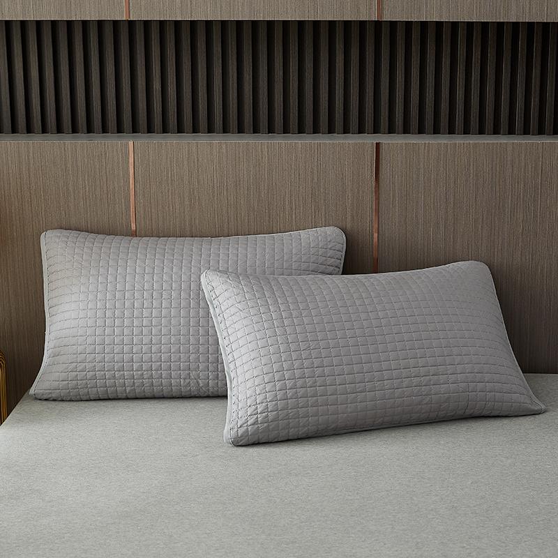 

Наволочки из однотонного хлопка в минималистичном стиле приятны для кожи и дышат, мягкие, удобные и гладкие, в одной упаковке 48x74cm 1pcs серый