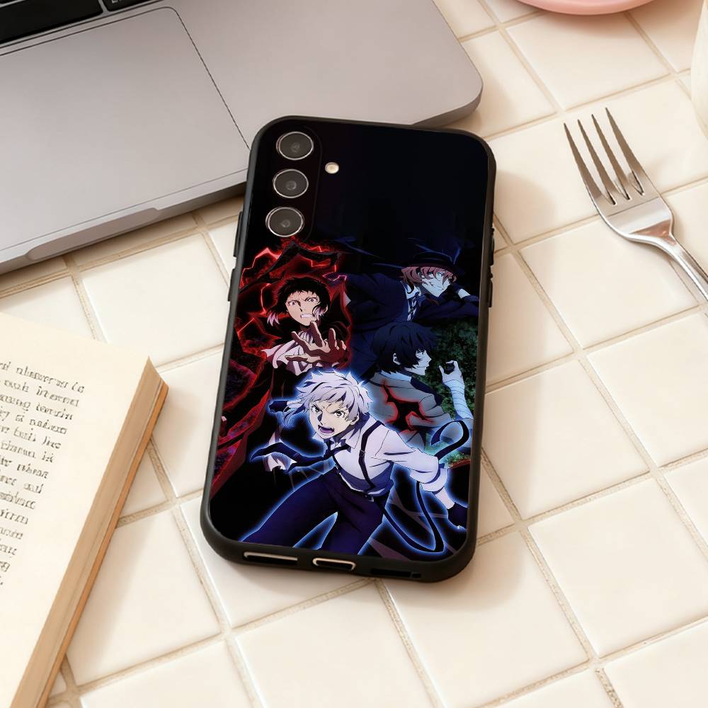 HOT Custodia per Telefono Animer B-Bungou Stray Dogs Per Samsung Galaxy A73,A72,A71,A70,A53,A52,A51,Altro Guscio Morbido Nero