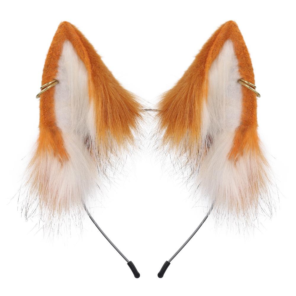 Tier Katzenohren Stirnband Flauschiges Cosplay Stirnband Praktisch Lolita Ohren Kopfschmuck Foto