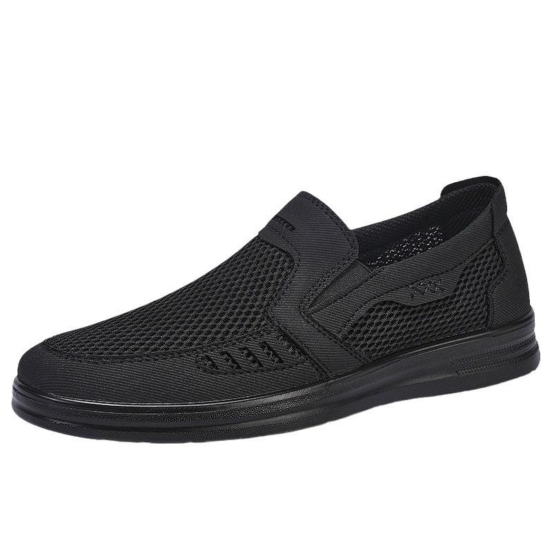 Men's Shoes Summer Mesh Shoes Men's Breathable and Lightweight Shoes Summer Mesh Cloth Shoes Men