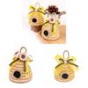 Bee Skep Honeycomb Festive Decor In Jute Material For Celebrations And Parties