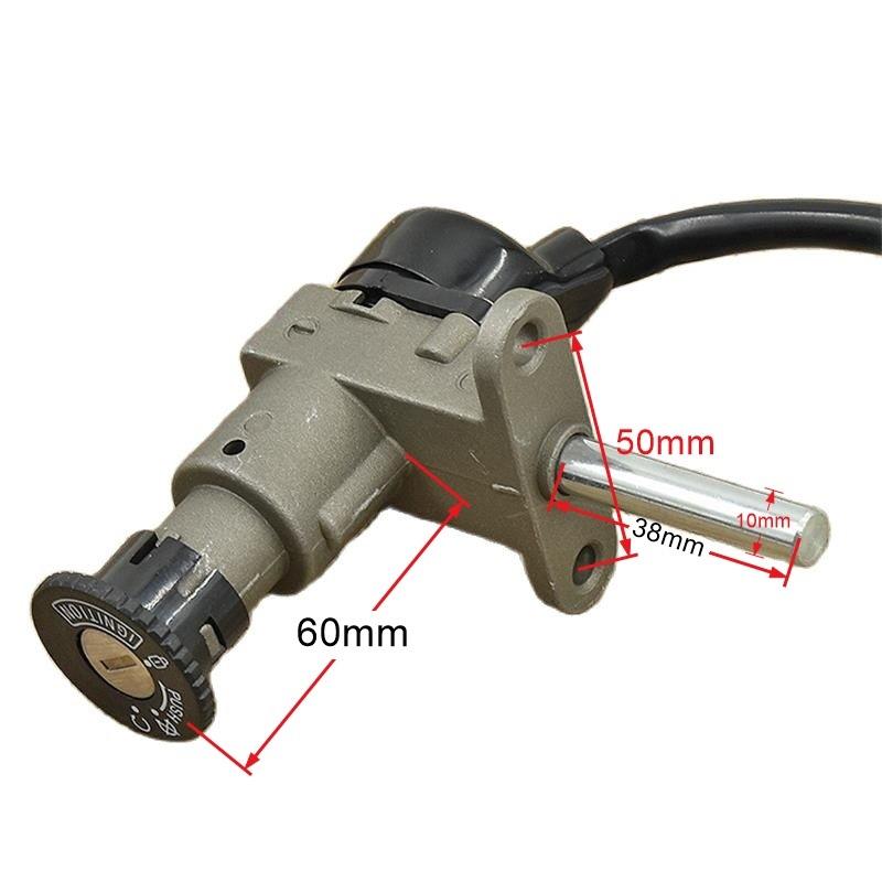 Motorcycle Ignition Key Lock Ignition Switch Assembly 4 Wire for Scooter Yamaha ZY125 lY125 125 150 GY6 125 150 Spare Parts