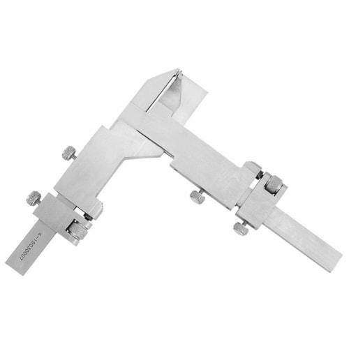Vernier Caliper, Stainless Steel Gear Teeth Vernier Caliper Thickness Gauge Measuring Tool Has Two Movable Vernier Scales That Are Perpendicular To Ea