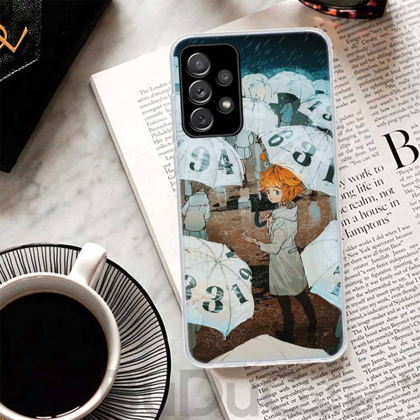 The Promised Neverland Anime Cover For Samsung Galaxy A52 A53 A12 A13 A72 A73 Phone Case A22 A23 A32 A33 A02S A03S A42 5G Print