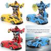 Plastic Childrens Deformation Car Toy With Inertia Drive For Early Learning And Parentchild Interaction