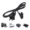 TV Power Cable US 2Prong 1-15P To IEC320 C7 Figure 8 Right Angle Down Angle Power Cord for LED LCD TV Monitors
