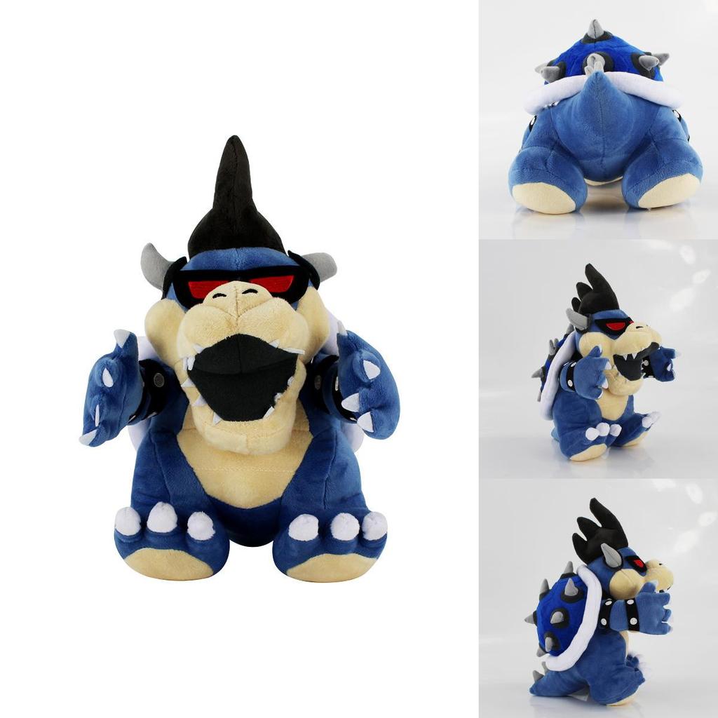Peluche Douce Haute Qualité Nouveau Super Mario Bros. Peluche Animal en Peluche Koopa Os Bowser Sombre 12 Pouces