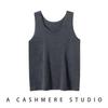 Yangzi 100% Pure Wool Solid Color Sleeveless U-Neck Women's Knit Camisole