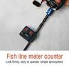 Digital Fishing Counter Adjustable Screw Clamp Fixing With Padding Easy To Operate Depth Finder Essential Fishing Gear