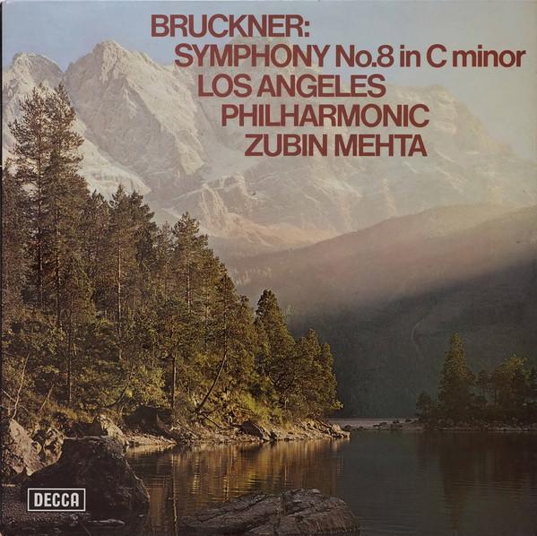 

LP Record ANTON BRUCKNER ZUBIN MEHTA LOS AN Symphony No. 8 In C Minor SXL66712 Decca 1974 UK Classical Used