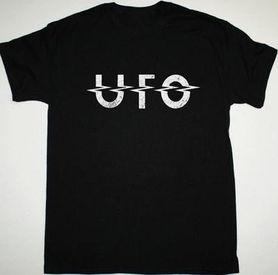 Vintage UFO band Heren T-shirt Korte Mouw Alle Maten S tot 4XL