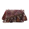 Small square bag 2025 new niche one-shoulder messenger bag fashionable ethnic style holiday style fringed simple foreign style women's bag
