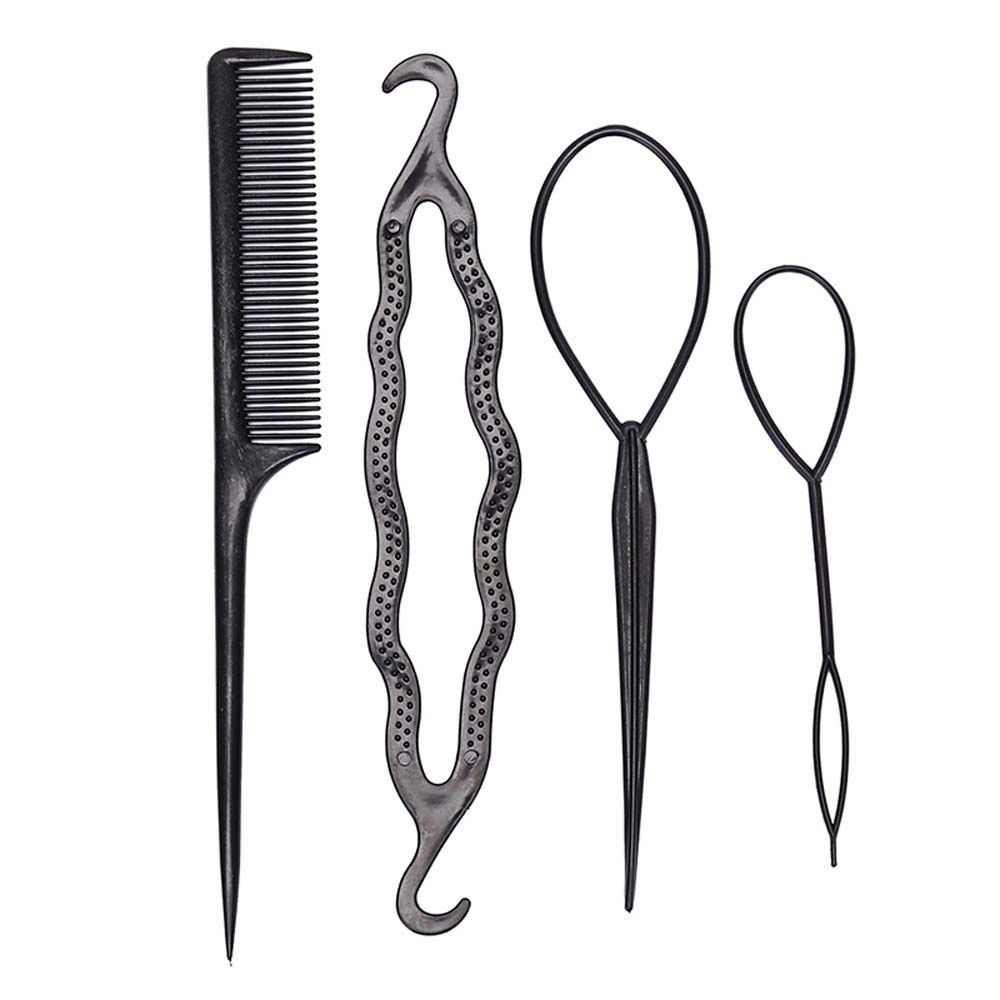 Twist Hair Roller Pull-through Hair Needle Hair Braiding Tools Hair Braider Kit Hair Dispenser