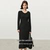 Shangdubila Women's Winter Warm Knitted Long Dress